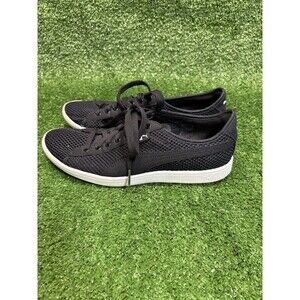 Puma Shoes Womens 8.5 Vikky Running Athletic Sneakers Black Mesh Lace Up Low Top